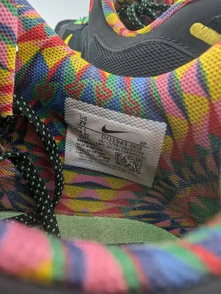 Nike Giannis Immortality 2‎ Electric Algae Youth Size 7y US DQ1943-002 Rainbow